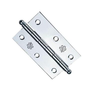 Imagem de Dobradiça Silvana de Portas e Janelas Aço Zincado 850 com 3 peças 3.1/2"