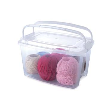 Imagem de Plasútil Caixa Organizadora Alta c/Alça e Trava 6,2 L