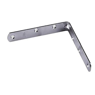 Imagem de Bemfixa 6306 Cantoneira com Parafuso, Zincado, 80 mm, 4 unidades