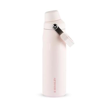 Imagem de Stanley - Garrafa de água Aerolight Fast Flow, garrafa isolada a vácuo para bebidas frias, aço inoxidável leve, 710 ml, Rose Quartz