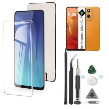 Imagem de Tela para Motorola Moto G15/G15 Power XT2521-3/XT2521-5 Tela de substituição Touch Panel LCD Display digitalizador conjunto com kit