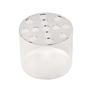 Imagem de Bothyi Capa protetora para alimentador de corais, protetor de alimentação para aquário, tanque de peixes anti-predação, transparente, protetor de capa, M