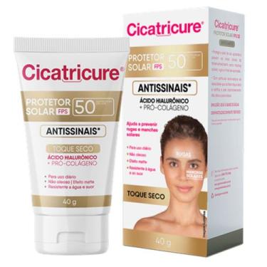 Imagem de Protetor Solar Facial Cicatricure Matte 40g Fps50