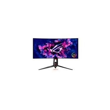 Imagem de Monitor Gamer Curvo ASUS ROG Swift OLED 34", QHD, 240Hz, 0.03ms, G-Sync, HDR, Altura Ajustável, Som Integrado - PG34WCDM
