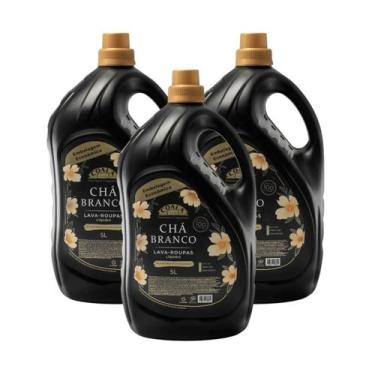 Imagem de Caixa Fechada Lava-Roupas Líquido Coala Laundry Chá Branco  3 Unidades