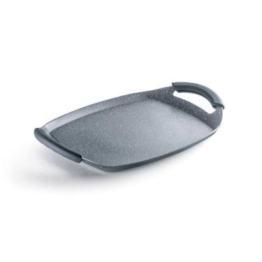 Imagem de Grill Chapa Hercules Antiaderente Ceramica Indução Com Alça