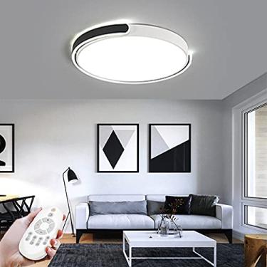 Imagem de Luminária de teto LED para quarto infantil, luminária de teto para meninos e meninas, moderna com controle remoto, luminária de parede regulável, material acrílico, luz de teto, proteção par