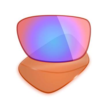 Imagem de Mryok Lentes de reposição polarizadas para óculos de sol Oakley Drop Point OO9367, HD Polarized, proteção UV, resistente a impactos e ajuste perfeito - Rosa cobalto