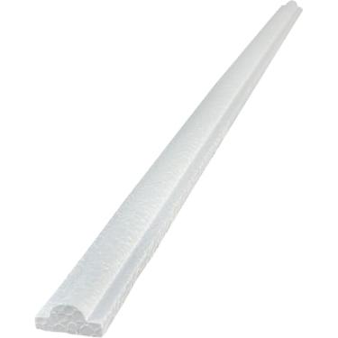 Imagem de moldura roda meio boiserie em isopor 4,5x100x2cm kit acabamento decorativo para parede e teto (90 Metros)