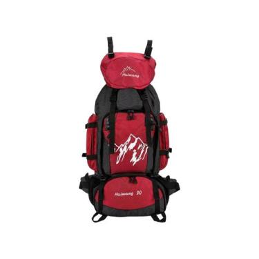 Imagem de Mochila de acampamento para viagens ao ar livre 90L à prova d'água - L