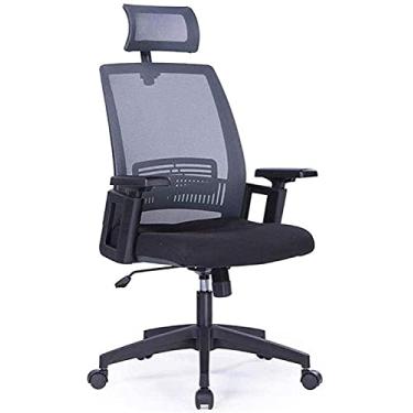 Imagem de UISLA Mesa de computador ergonômica ajustável para jogos de escritório com braço de suporte lombar, estilo 2