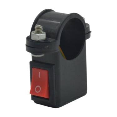 Imagem de Mqetly Interruptor de LED para guidão, interruptor universal para farol de triciclo elétrico, B