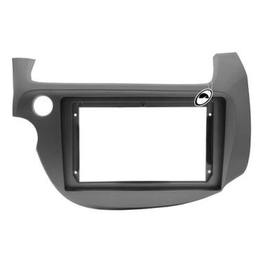 Imagem de Moldura De Painel 2 Din 9 Polegadas Fit 2009 até 2014 Grafite - Fiamon
