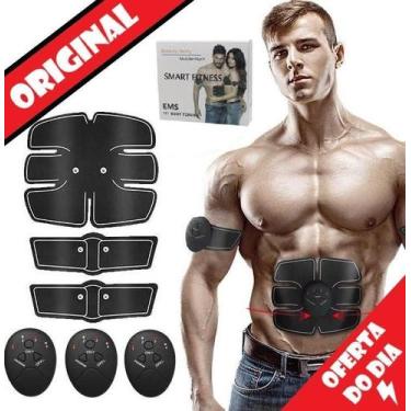 Imagem de Cinto Tonificador Muscular Estimulador Abdominal Six Pad - Leffa Shop