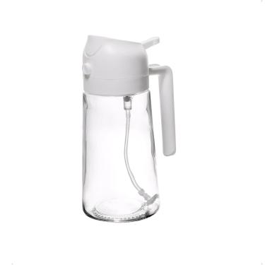 Imagem de Galheteiro de Vidro Spray Borrifador para Azeite Vinagre 450ml
