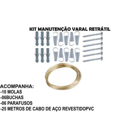 Imagem de Peças de manutenção para varal. - Alfa Varais
