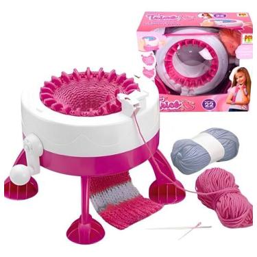Imagem de Máquina De Tricô Infantil Criativa Dm Toys Com Acessórios