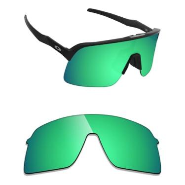 Imagem de Alphax Lentes de substituição polarizadas verde-esmeralda para Oakley Sutro Lite OO9463