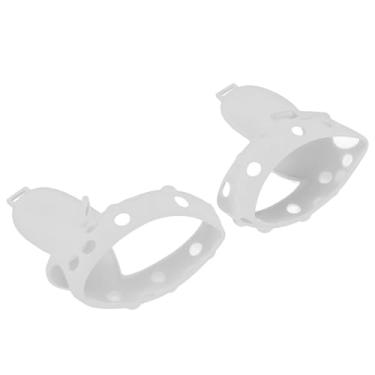 Imagem de Capa protetora para joystick de VR, controle ajustável de silicone e capa protetora antiderrapante à prova de suor e confortável para 2(cinza)