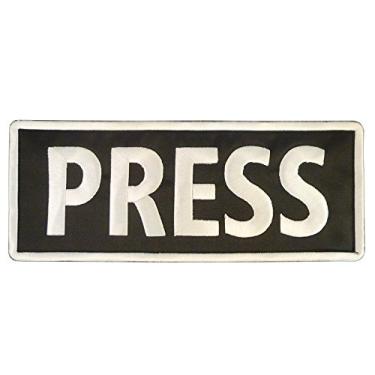 Imagem de Press Big XL 10x4 inch Bulletproof Vest Tactical Embroidery Nylon Touch Fastener Patch