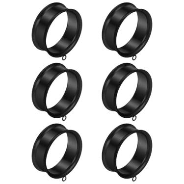 Imagem de Cisyozi Brincos de alargadores de túneis DIY de 12 mm para orelhas 1/5.1 cm 316L Stainelss cirúrgicos aço preto alargador duplo alargador alargador acessórios piercing joias mulheres homens 12 mm