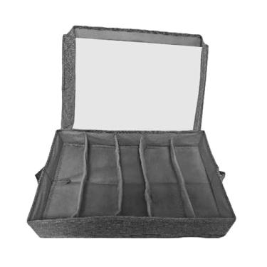 Imagem de Bothyi Estojo para Talheres, Porta-Talheres Elegante e de Grande Capacidade com Divisórias Acolchoadas e Bandeja Organizadora com Tampa para Quarto Sala de