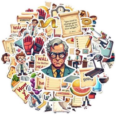 Imagem de 70 peças adesivos de papelaria cientistas fitness cientistas científicos educativos para notebook, bagagem, copo de celular, faça você mesmo, telefone, guitarra, laptop, notebook, mala de viagem