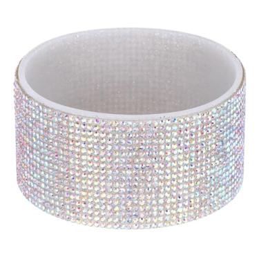 Imagem de Bota de silicone com glitter, bota protetora para garrafa de água de diamante, acessórios de manga antiderrapante para copo Stanley Tumbler 567-1,134 g com fundo de 7,4 a 7,6 cm, colorida