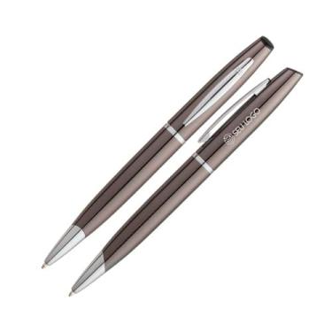 Imagem de Caneta Com Gravação Nome Logo Original Presente Qualidade Personalizada Esferográfica Quebec (Grafite)