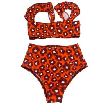 Imagem de Biquini Babadinho Infantil Estampado Vekyo Confortavel Básica Piscina 