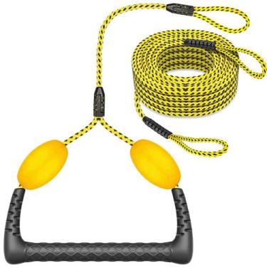 Imagem de Corda de esqui aquática SELEWARE Soft Rubber Handle 2 flutua 75 pés
