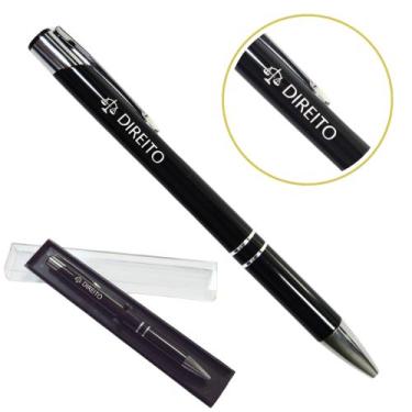 Imagem de Caneta Personalizada Cursos Metal Profissional Coloridas Direito - out