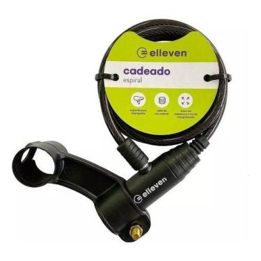 Imagem de Cabo De Aço Segurança Cadeado Chave Bike Bicicleta Elleven