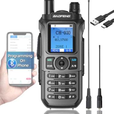 Imagem de BAOFENG Rádio Gmrs Gm21 Com Programação Sem Fio Dtmf, Rádio Portátil, Walkie Talkies De Longo Alcance Para Gm-15 Pro, Rádio Bidirecional Recarregável Gmrs, Receptor Noaa, 999 Canais, Frequência De