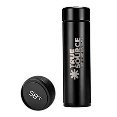 Imagem de Garrafa Térmica com Termostato - 500ml Preta - True Source-Masculino
