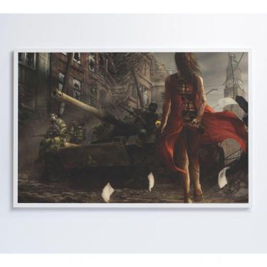 Imagem de Quadro Jogo Battlefield 90x60 Cm Vidro Impresso