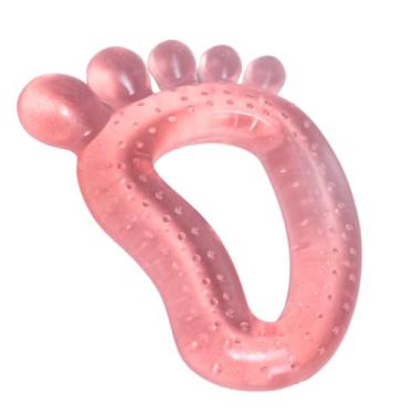 Imagem de Mordedor Infantil C/Água Texturizado Dentição Rosa Pezinho - Castela