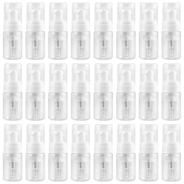 Imagem de Pacote com 24 frascos com bomba de espuma, recipientes de viagem de 30 ml, frascos de plástico à prova de vazamento de 30 ml para xampu, sabonete corporal, loção, sabonete para as mãos