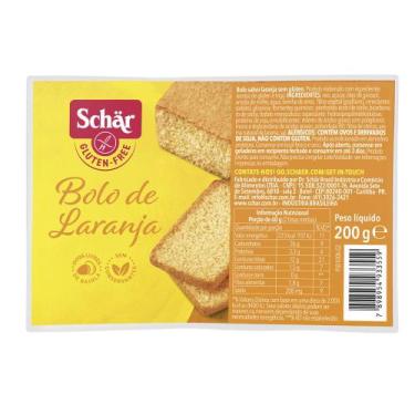 Imagem de Bolo de Laranja Sem Glúten Schar 200g