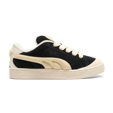 Imagem de PUMA Tênis masculino de camurça GG Crush Preserves cadarço casual - marrom, Preto, 42