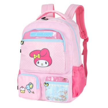 Imagem de Mochila De Costas Amigos Da Hello Kitty Cinnamoroll Rosa