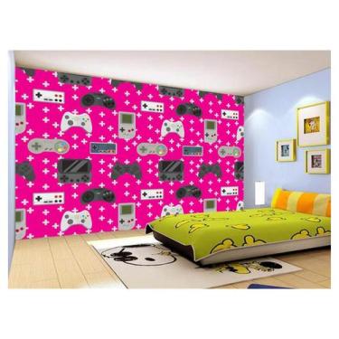 Imagem de Papel De Parede 3D Infantil Controle Game Jogo 3,5M Azs268 - Você Deco
