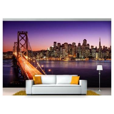 Imagem de Papel De Parede Cidade San Francisco Bay 3D Ncd167 - Você Decora