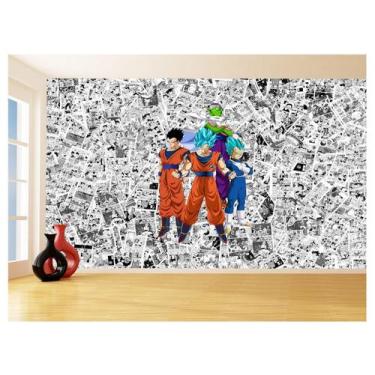 Imagem de Papel De Parede Dragon Ball Goku Vegeta Anime 3,5M Dbz168 - Você Decor