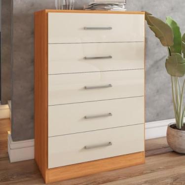 Imagem de Cômoda 5 Gavetas(Bege)