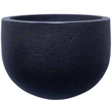 Imagem de Vaso Redondo Rústico Com 33cm Grafite - Jvrrg33 - Japi