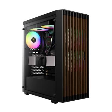 Imagem de Gabinete Gamer Gamdias Aura Gc4 Elite Atx 3 Fans Argb Preto