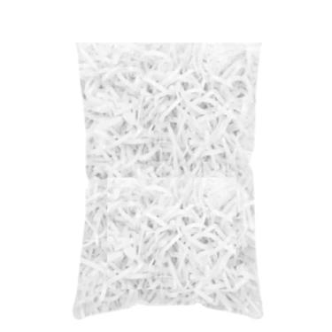 Imagem de Palha de Fita Natural para Decoração, 50 Gramas, para Cestas, Festas Juninas e Natal (Palha de Fita Branca 50g)