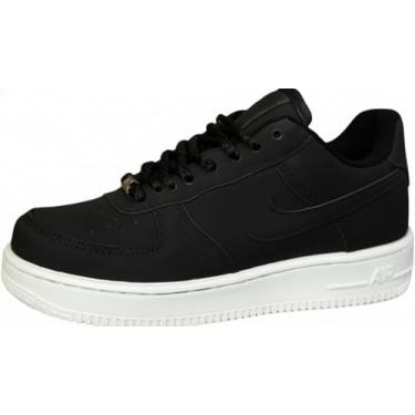 Imagem de Tenis unissex Air force Estilo urbano (Preto, BR, Adulto, Do 38 ao 43 (Preto, BR, Adulto, Numérico, 42)