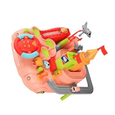 Imagem de Naroote Brinquedo de Pista de Corrida Criativo Deslizante Inercial Brinquedo Educacional para Crianças para Meninos Meninas, Plástico para Presente de Aniversário (#11)